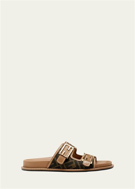 fendi periwinkle ff|fendi ff jacquard slide sandals.